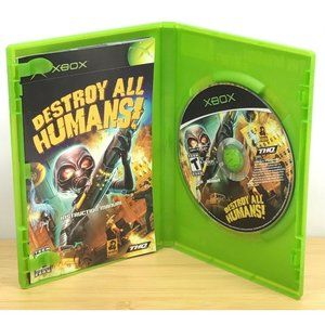 Destroy All Humans / Microsoft XBOX / Original Black Label Complete w Manual